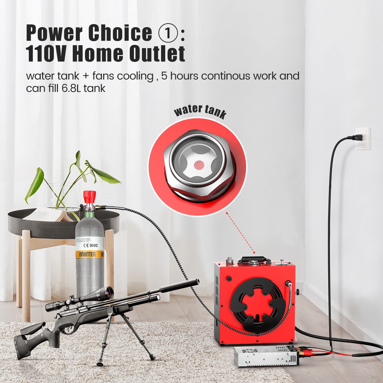 GX Portable Compressor Continous Paintball