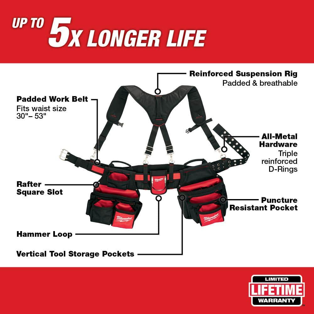 General Contractor Work Belt with Suspension Rig 48-22-8120