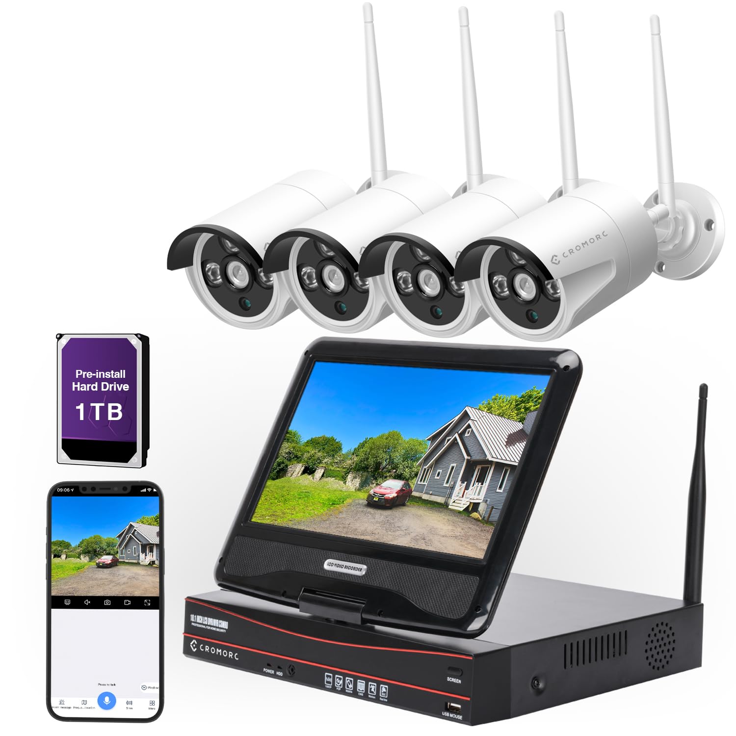 Monitor Wireless Security Business Surveillance
