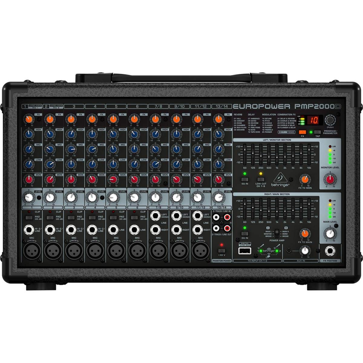 Behringer EUROPOWER PMP2000D 2000 Watt 14 Channel