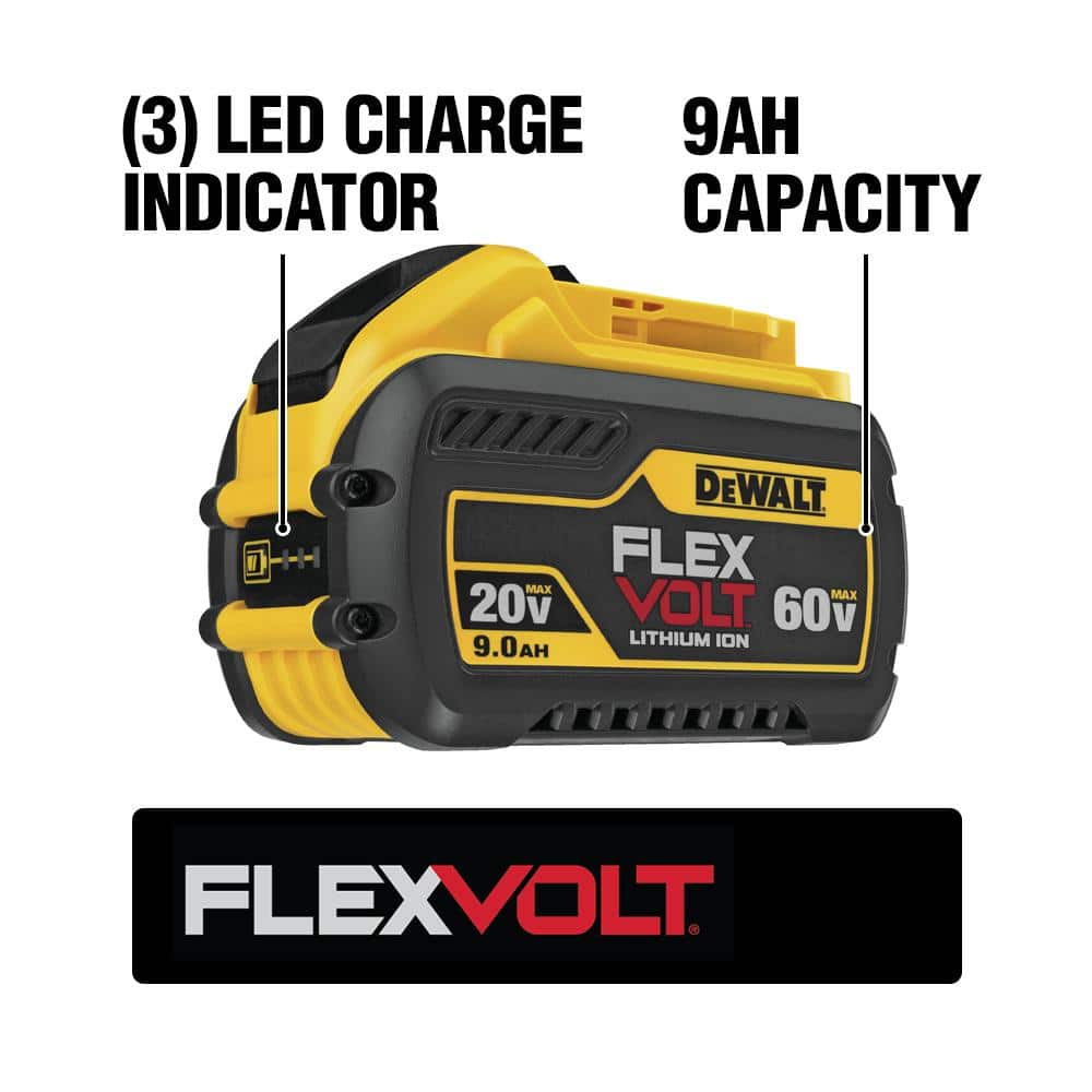 FLEXVOLT 20V/60V MAX Lithium-Ion 9.0Ah Battery DCB609