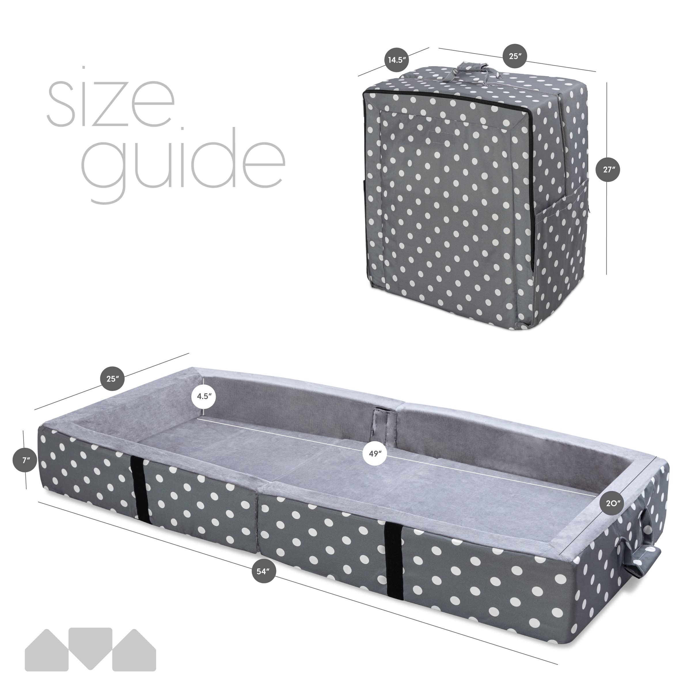 Milliard Folding Sleeper Toddlers Washable