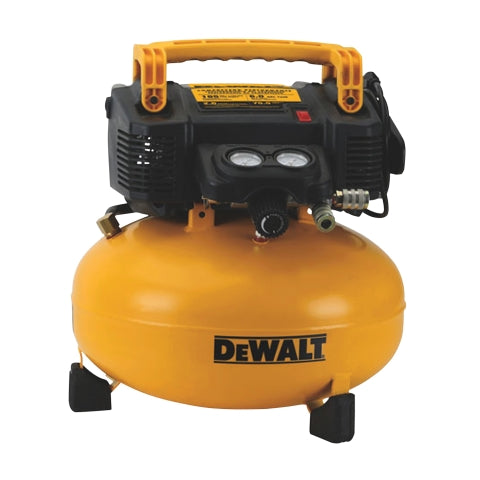 DWFP55126 Heavy-Duty Compressor, 6 gal Tank, 0.9 hp, 120 V, 165 psi Pressure, 3.7 scfm Air