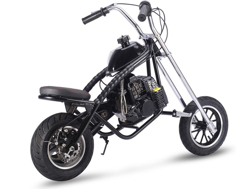 49Cc 2 Stroke Gas Dirt Bike, Max Speed 25Mph, Gas Mini Chopper