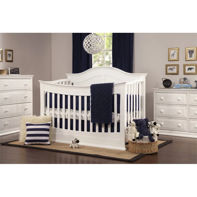 DaVinci Meadow 4-in-1 Convertible Crib With Toddler Bed Conversion Kit