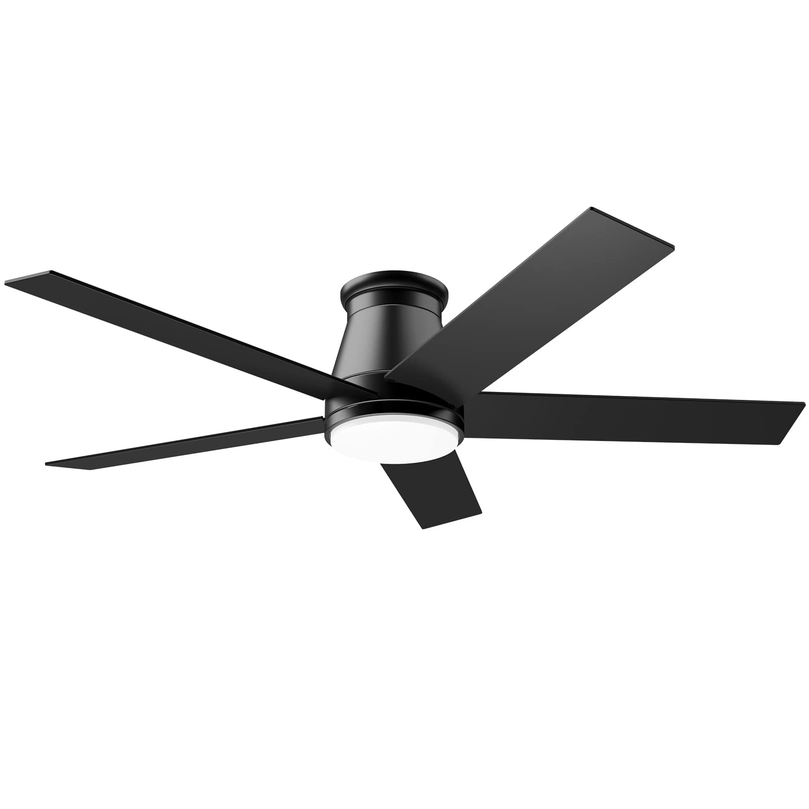 Wurzee 52'' Flush Mount Ceiling Fan, 6 Speeds DC Reversible Motor