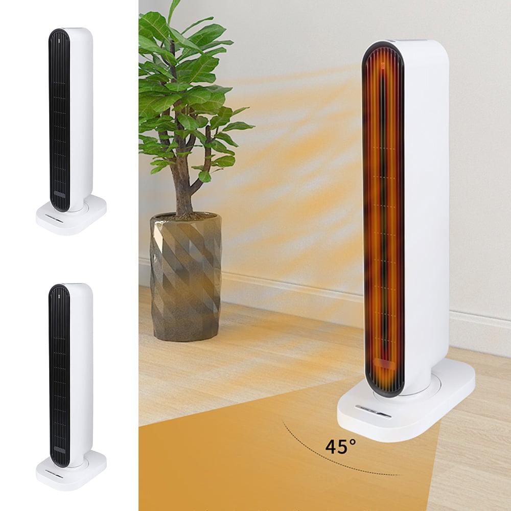 Portable heating tower instant space heater overheat protection white