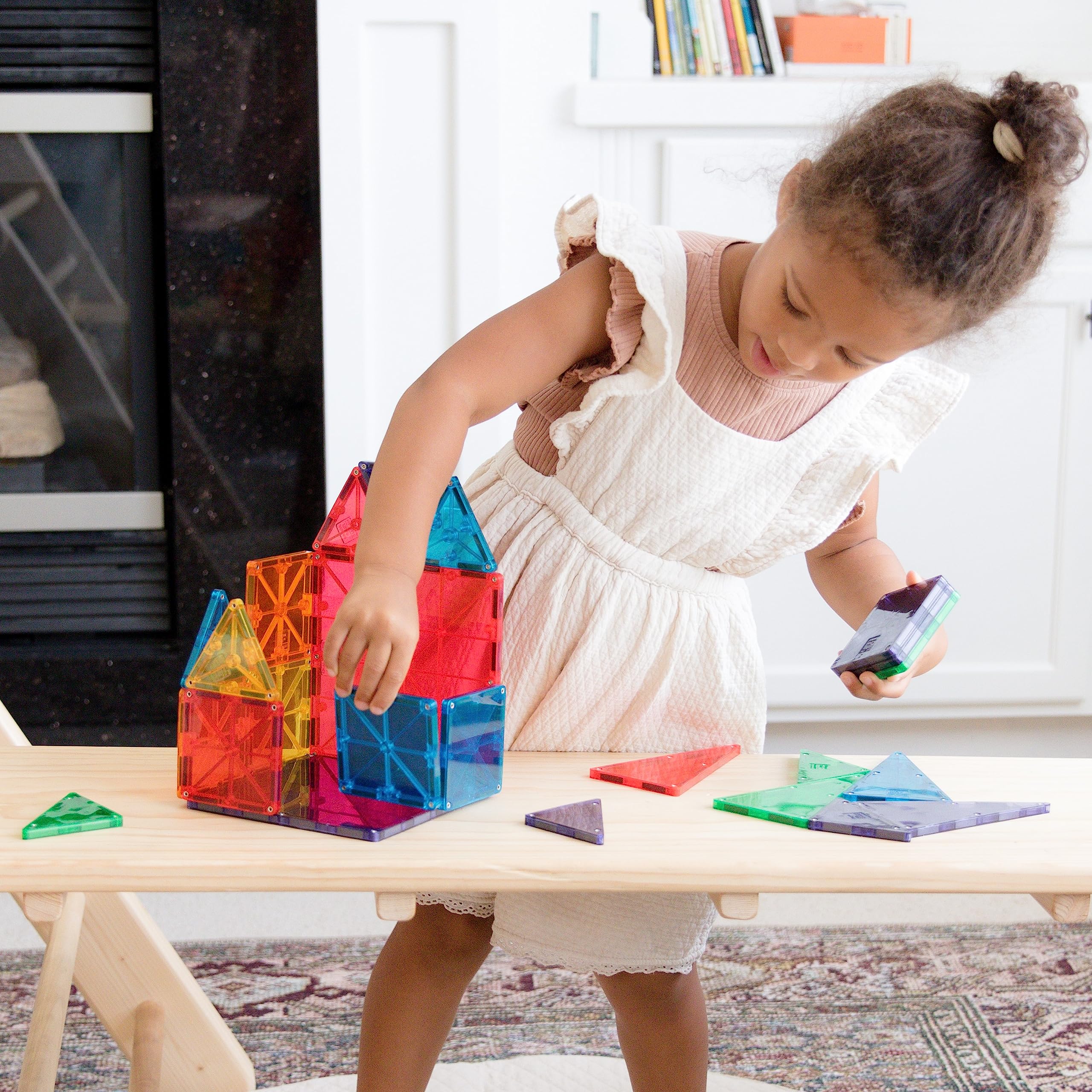 Magna Tiles 100 Piece Clear Colors Award Winning