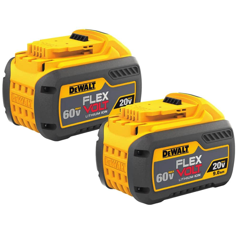 FLEXVOLT 20V/60V MAX Lithium-Ion 9.0Ah Battery Pack (2 Pack) DCB609-2