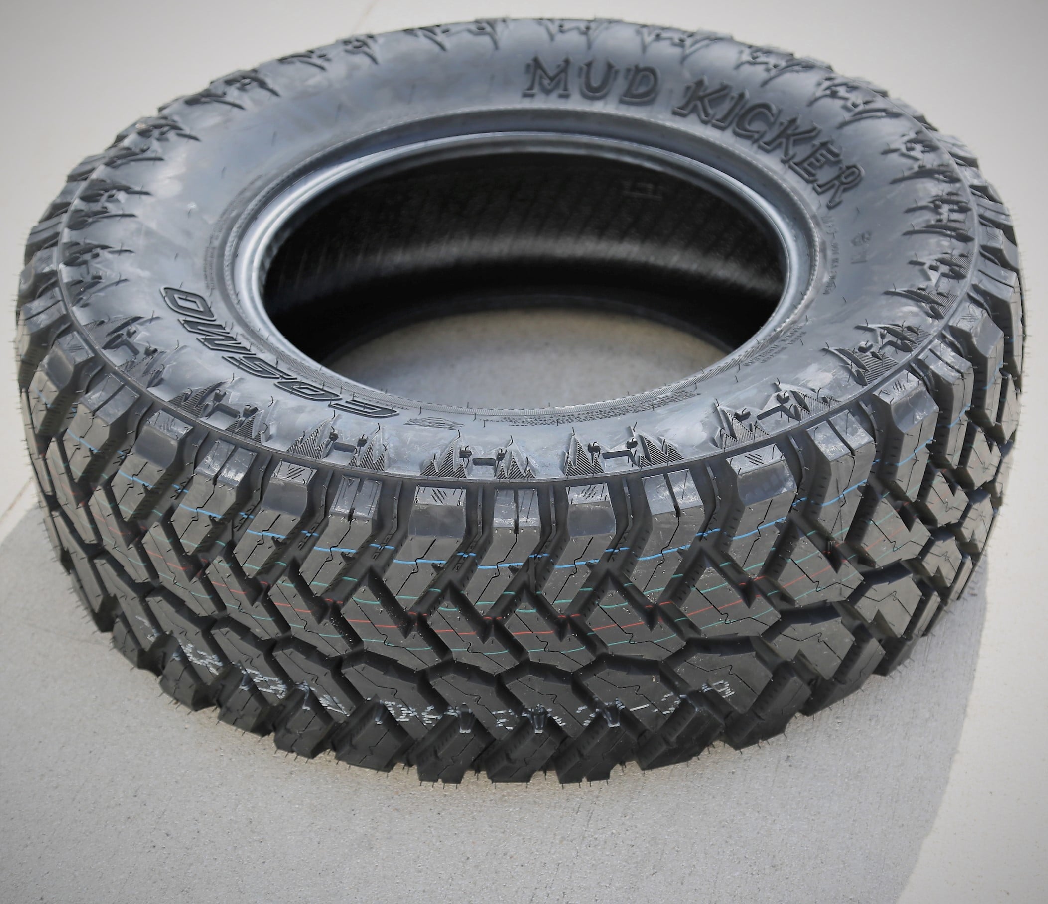 Cosmo Mud Kicker LT 255/75R17 Load C 6 Ply MT M/T Mud Tire