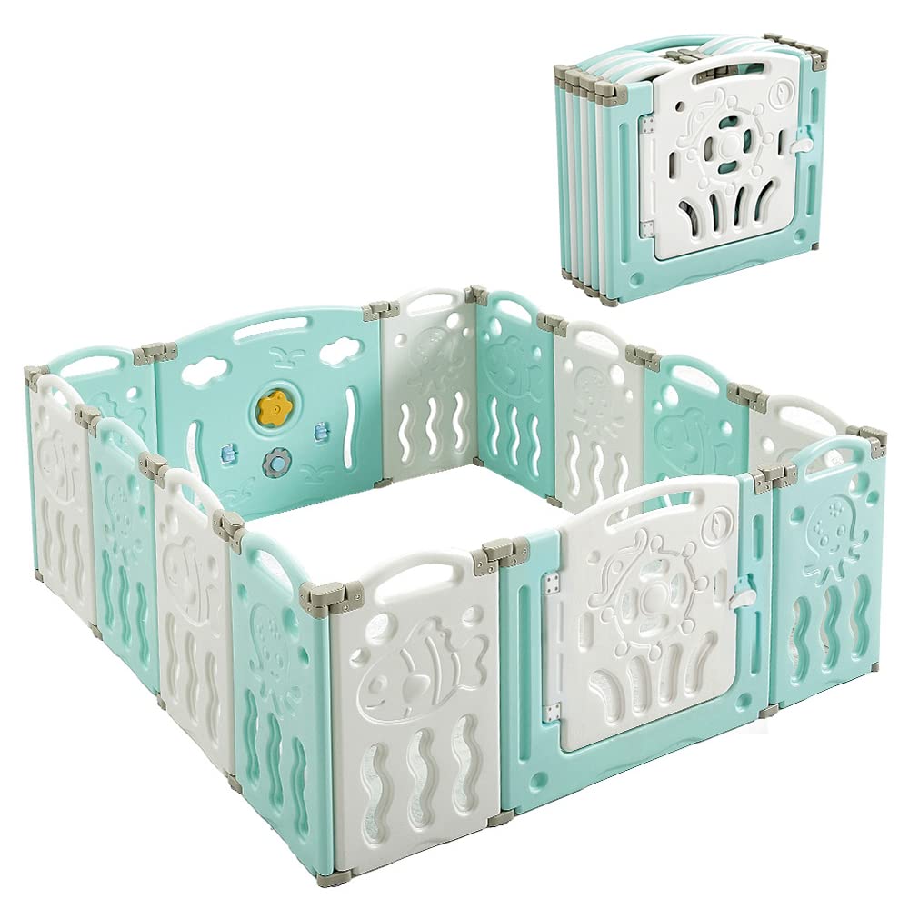 Albott Play Playpen Panels Foldable
