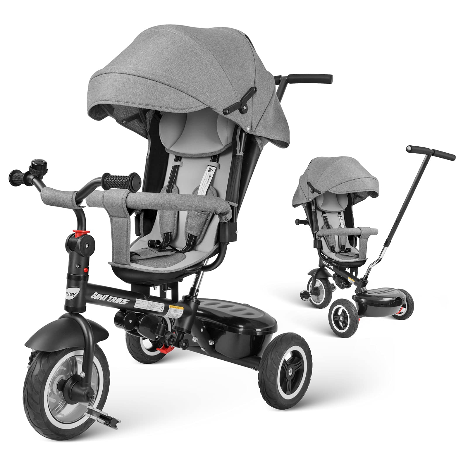 Baby Tricycle 8 All Terrain Positions