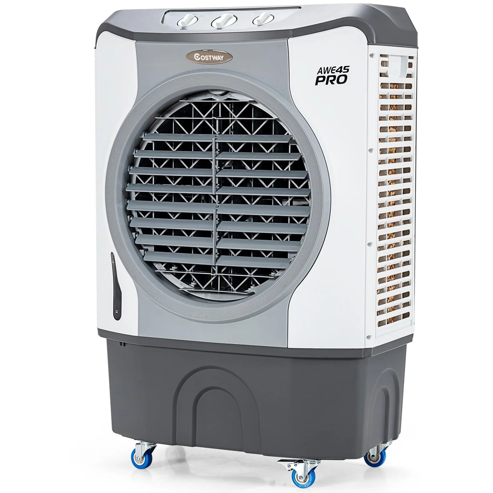 9740 Cfm Portable Industrial Evaporative Cooler 4 In 1 Air Cooling Fan Humidifier Purifer With 45L Water Tank
