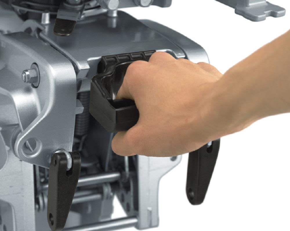 10 HP 4-Stroke Electric Start Outboard Motor with Throttle Grip