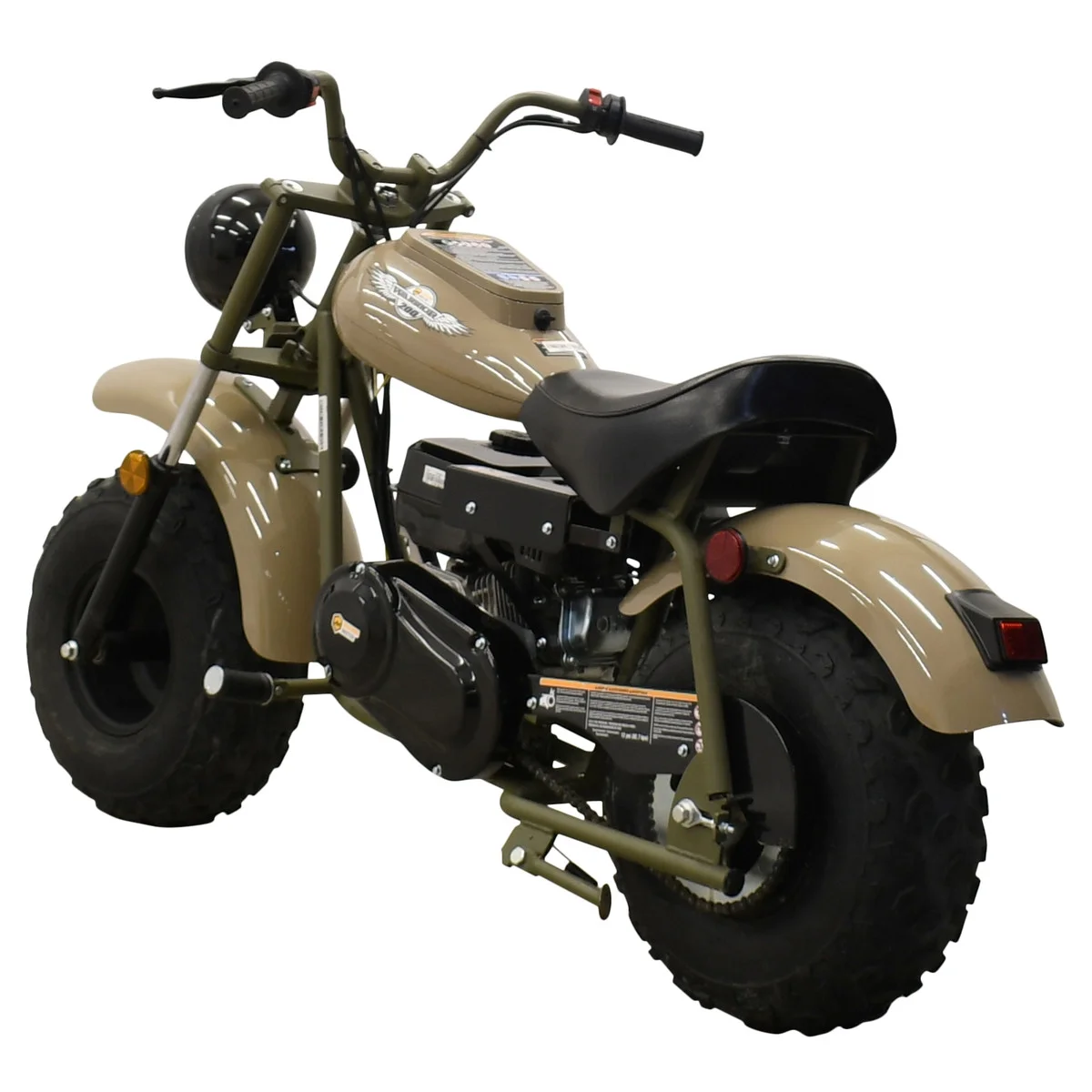 Massimo MB200 Minibike 6.5 HP Gas Powered 196cc Motorcycle - Quicksand